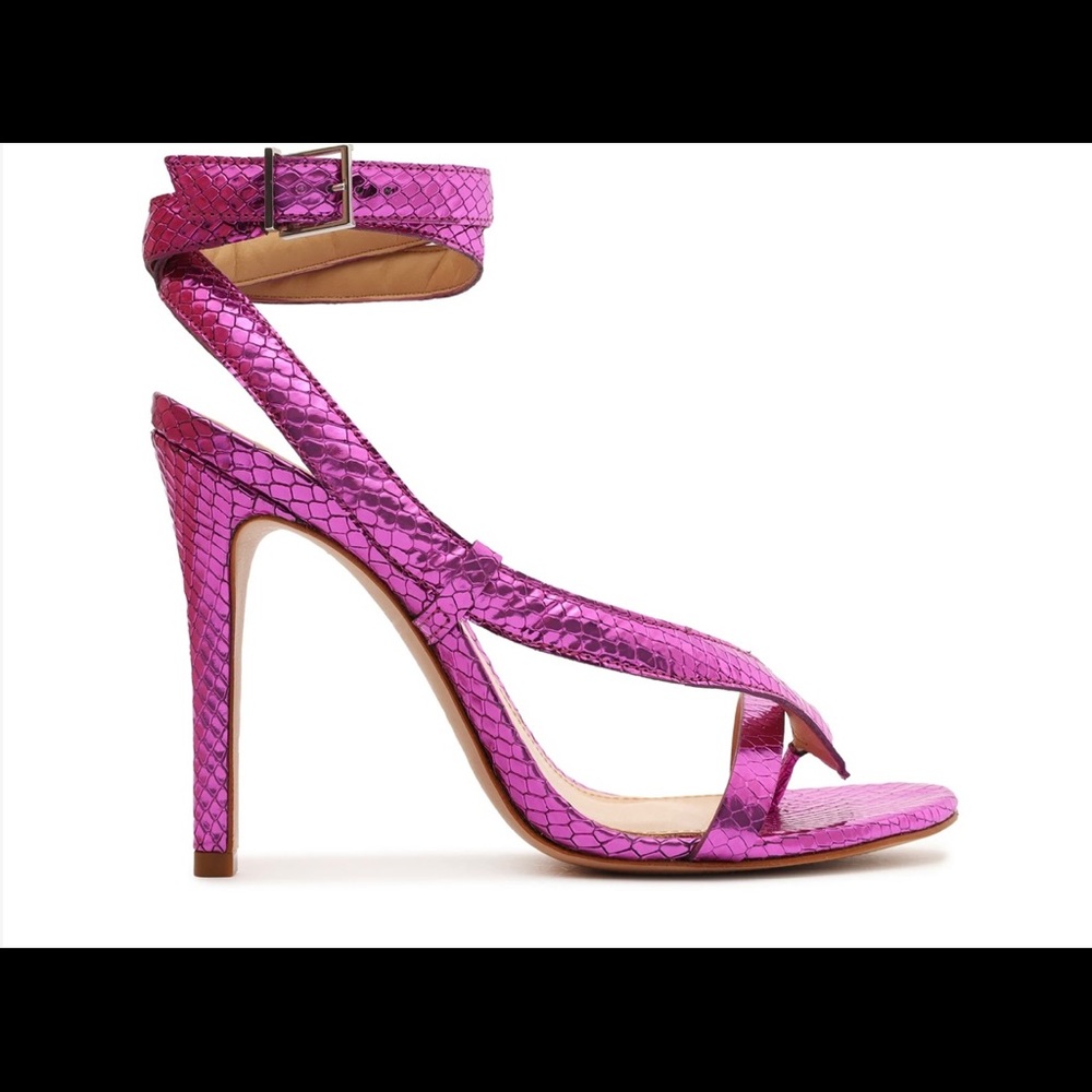 Shultz Courtney High Metallic Heels